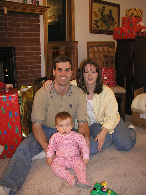 Craig, Tammy, and Sarah Schafer family portrait.
