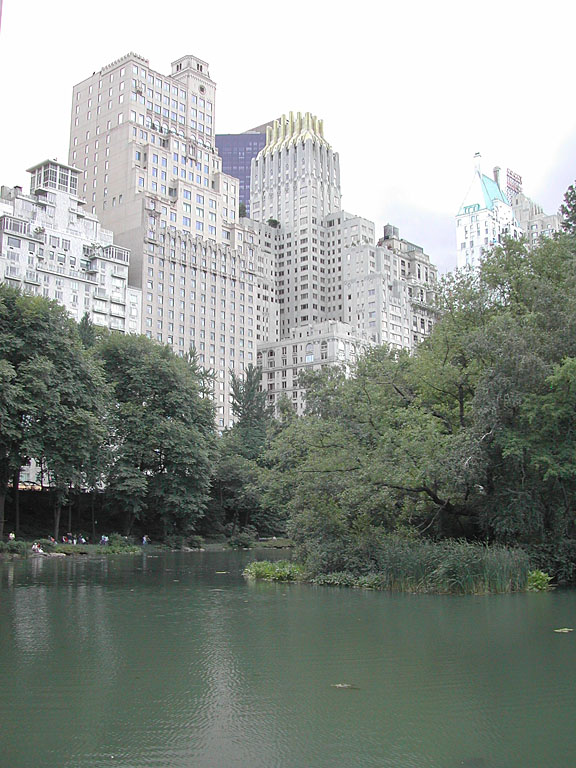 Buildings overlooking Central Park.