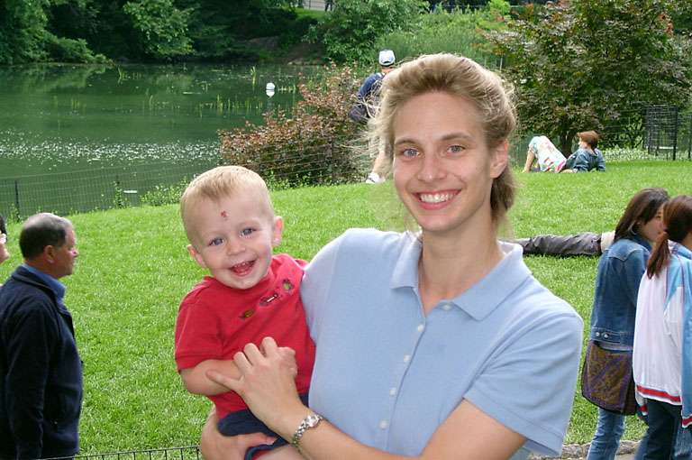 Seth and Laurie at Central Park.