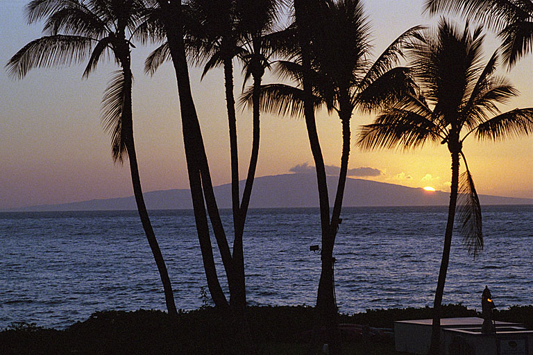 Hawaiian sunset.