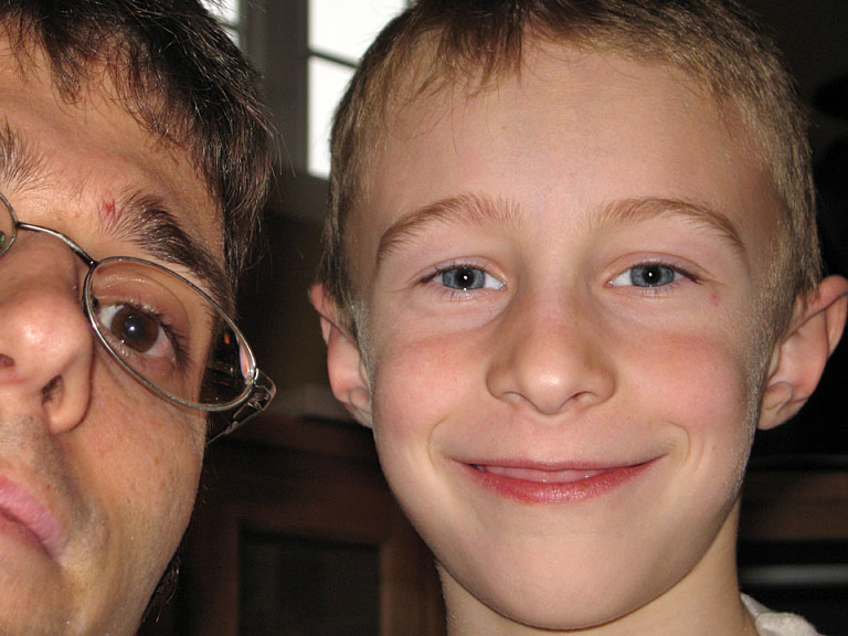 Uncle Dan and Joel looking good.