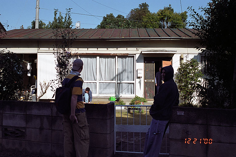 Joel, Makato, Iako, and Josh head out after lunch.