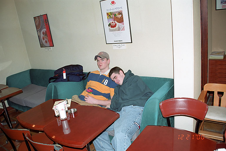 Joel and Josh being odd at the cake bakery.