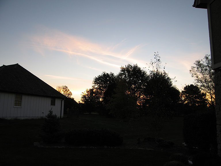 Colors paint the morning Kansas sky.