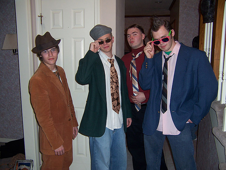 It's all about the sunglasses.