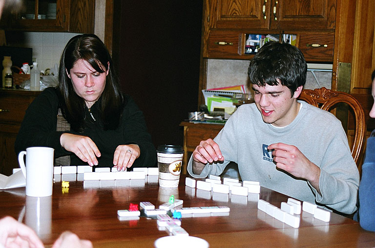 Erica and Kyle ponder their next great move.