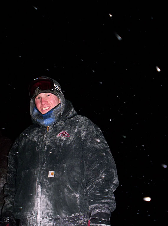 Joe Leman loves tubing and all the snow.