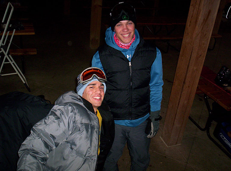 Kyle Fiechter and Jon Klotzle are prepped and ready to go.