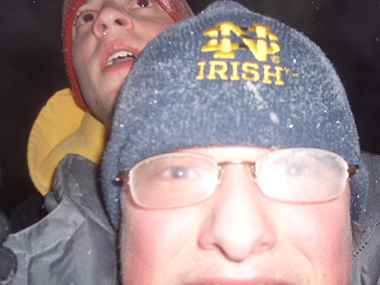 Andrew Fischer and Jason Graf get ready to jet down the tubing hill.
