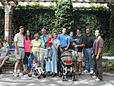 Schafer Family Portrait at the Central Park Zoo:  Craig, Tammy, Sarah, Mom, Dad, Todd, Laurie, Chad, Seth, Joel, Dan, Alan, and Nelson.