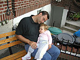 Alan and Sarah take a nap before we hit the town.
