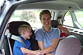 Heading to NYC and Laurie tickles Joel and Todd.