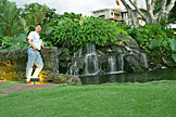 Chad in front of the Marriott.