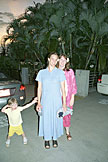 Laurie, my sister-in-law Tammy and her daughter Sarah model the flowers.