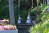 Jodie's little neices start the procession with the flowers and ring.