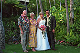 Jodie's parents with the bride and groom.