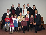 The Schafer Family migrated north to Alan and Jodie's home in Minneapolis for the Thanksgiving Holidays.  There was Mom and Dad, myself, Alan, Jodie, Madeline and ? Schafer, Craig, Tammy, Sarah, Michael, and ? Schafer, and Chad, Laurie, Joel, Todd, and Seth Keever.  That's sixteen plus two on the way in one house.  We enjoyed unseasonably mild weather, and way too much food that tasted incredible.  We enjoyed playing with the nephews and nieces, with minor breaks for Madden and talking about life.  Since the family lives far apart, we enjoy Thanksgiving and Christmas together every other year.  I received an Andrew Peterson CD, "The Far Country", and a headset.  The little ones made out like bandits.