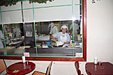 The kitchen at a premier strawberry cake bakery.