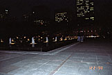 The fountains in front of a really sweet resturant.