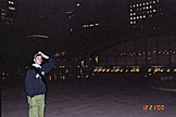 Joel looking good in front of a nice looking restaurant.