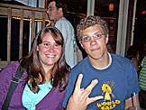 Erica and Jon.  Jon throws a west side for all his boys back in Cali.