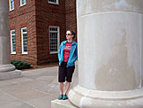 Kristi poses in her cool glasses.