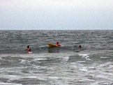 Kyle, Jeremy, Erica, and Kirsten.  Erica on the surf board.