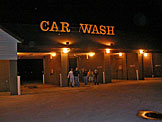 Kyle, Jon, Kirsten, Erica, and Kristi after running through the car wash.  Thank goodness it wasn't on.