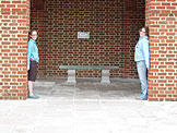 The Schlipf sisters: Kristi and Katy pose for an artistic shot.