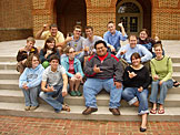 Jeremy, Katy, Kirsten, Derrick, Kyle, Kristi, John, Dan, Leo, Abe, Nick, Erica, Beth and Kyann hang loose.