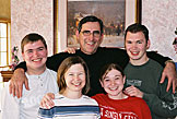 Mark's family.  Michael, April, Dennis, Mark, Christy