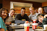 Lunch at Johnson County Community College.  Rebecah, Jeremy, Dan, Kelby, Mark, Kristi, Joe