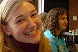 Lunch at Johnson County Community College.  Christy, Jeremy, Rebecah.