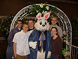 Easter Bunny sighting have officially passed Elvis.  Sam, Jeremy, Mark, Kelby, Kristi