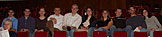 Friday night at the musical.  Ned, Sam, Kristi, Jeremy, Kelby, Erica, Kami, Mark, Dan , Kirsten. Guest appearance by some random lady.