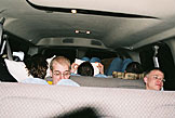 Erica, Kelby, Mark, and Sam do a little reading while Jeremy looks blankly off in space.
