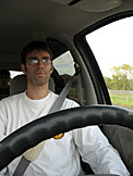 Dan keeps his eyes on the road.  He completed the 24 hours of Kansas. 