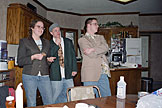 Katy, Jeremy, and Abe show off their newly purchased threads.