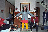 John, Kirsten, and Michael play Curses for the groups amusement.