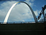 No seeing the arch unless you can get to see it up close.