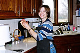 April makes some wonderful home-made bread.