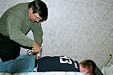 Dennis "chiropractores" Abe.  The doctor is now in.