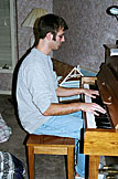 Dan plays a little piano.