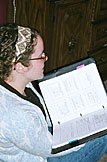 Katy is boring and goes off and studies.  It wasn't her spring break yet, but that didn't stop her from joining in the party.