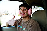 Kyle thinks roadtrips and pink earmuffs are cool.