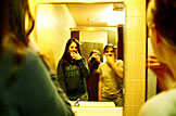 Kirsten, Kristi, and Shannon know that the first step in roadtrip success is clean teath.