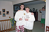 Dan and Jeremy celebrate a job well done.