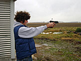 Ben mid shot.  Pretty cool to see the casing fly.