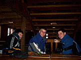 You never know who you'll meet at these places...???, ???, and Phil Huber.