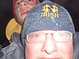 Andrew Fischer and Jason Graf get ready to jet down the tubing hill.